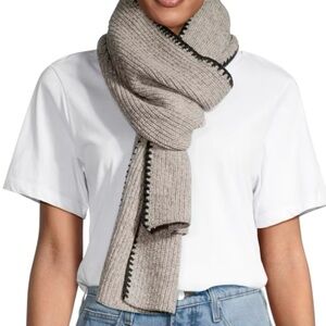 Marcus Adler Whipstitch Gray Scarf